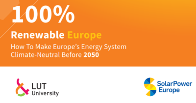 100% Renewable Europe (SolarPower Europe, April 2020)